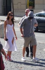 CAMILA MORONE and Leonardo Di Caprio Out in Cernobbio 08/04/2019