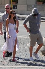 CAMILA MORONE and Leonardo Di Caprio Out in Cernobbio 08/04/2019