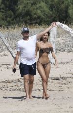 CAMILA MORRONE in Bikini and Leonardo Dicaprio on Vacation in Corsica 08/08/2019
