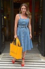 CANDICE BROWN Leaves BBC Studios in London 08/11/2019