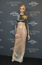 CARA DELEVINGNE at Astor Film Lounge to Perform Carnival Row 08/26/2019