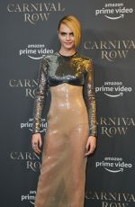 CARA DELEVINGNE at Astor Film Lounge to Perform Carnival Row 08/26/2019