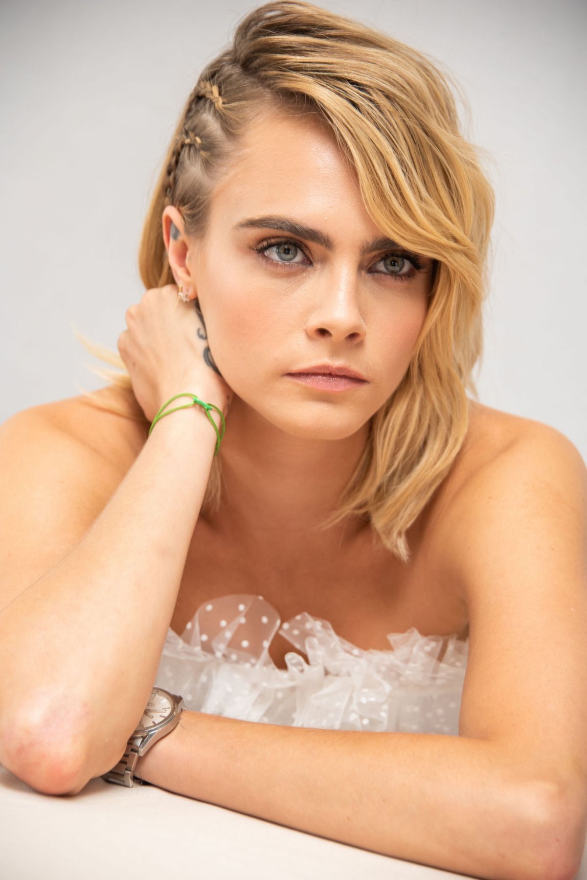 CARA DELEVINGNE at Carnival Row Press Conference in Beverly Hills 08/22