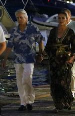 CATHERINE ZETA JONES and Michael Douglas Out in Italy 07/31/2019