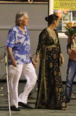 CATHERINE ZETA JONES and Michael Douglas Out in Italy 07/31/2019