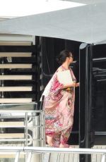 CATHERINE ZETA JONES at a Yacht in Portofino 07/30/2019