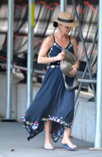 CATHERINE ZETA JONES Leaves a Nail Salon in New York 08/12/2019