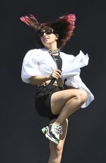 CHARLI XCX Performs at Reading Festival 08/23/2019