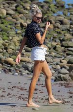 CHARLOTTE MCKINNEY on the Beach in Malibu 08/18/2019