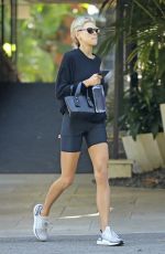 CHARLOTTE MCKINNEY Out in Beverly Hills 08/24/2019