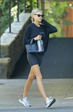 CHARLOTTE MCKINNEY Out in Beverly Hills 08/24/2019
