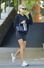 CHARLOTTE MCKINNEY Out in Beverly Hills 08/24/2019
