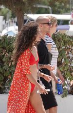 CHIARA SCELSI in Red Bikini on Vacation in Ibiza 08/04/2019