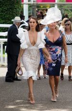 CHLOE GOODMAN Arrives at Goodwood Racecourse for Qatar Goodwood Festival 08/02/2019