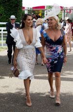 CHLOE GOODMAN Arrives at Goodwood Racecourse for Qatar Goodwood Festival 08/02/2019