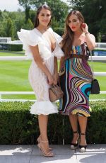 CHLOE GOODMAN Arrives at Goodwood Racecourse for Qatar Goodwood Festival 08/02/2019