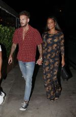 CHRISTINA MILIAN and Matt Pokora Night Out in West Hollywood 08/02/2019
