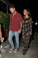CHRISTINA MILIAN and Matt Pokora Night Out in West Hollywood 08/02/2019