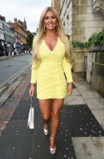 CHRISTINE MCGUINNESS on the Set of Real Housewives of Cheshire 07/31/2019