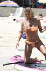 CHRISTINIE MCGUINNESS in Bikini at a Beach in Spain 08/20/2019
