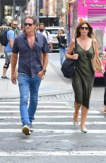 CINDY CRAWFORD and Rande Gerber Out and About in New York 08/06/2019