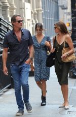 CINDY CRAWFORD, KAIA GERBER and Rande Gerber Out in New York 08/06/2019