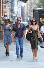 CINDY CRAWFORD, KAIA GERBER and Rande Gerber Out in New York 08/06/2019