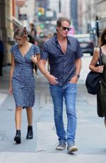 CINDY CRAWFORD, KAIA GERBER and Rande Gerber Out in New York 08/06/2019