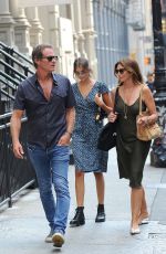 CINDY CRAWFORD, KAIA GERBER and Rande Gerber Out in New York 08/06/2019