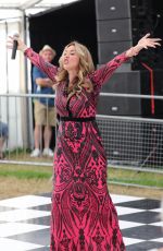 CLAIRE SWEENEY Performs at Sunshine Festival in Upton Severn 08/25/2019