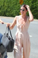 COBIE SMULDERS Heading to Instyle Day of Indulgence Party in Brentwood 08/11/2019