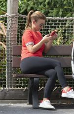 COLEEN ROONEY out for Ice Cream in Hampshire 08/06/2019