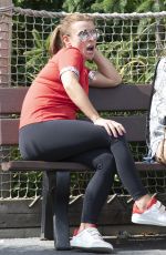 COLEEN ROONEY out for Ice Cream in Hampshire 08/06/2019