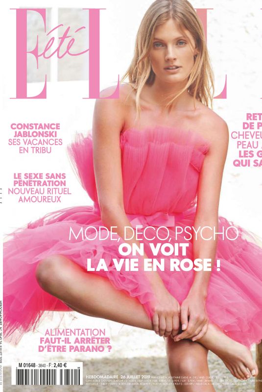 CONSTANCE JABLONSKI in Elle Magazine, France July 2019