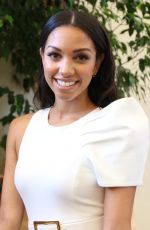 CORINNE FOXX at 47 Meters Down: Uncaged Press Conference in Los Angeles 08/18/2019