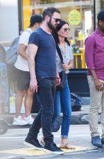 COURTENEY COX and Johnny McDaid Out in New York 08/12/2019