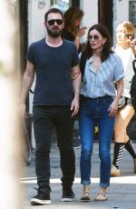 COURTENEY COX and Johnny McDaid Out in New York 08/12/2019