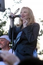 COURTNEY LOVE Performs at Yola Dia in Los Angeles 08/18/2019