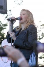 COURTNEY LOVE Performs at Yola Dia in Los Angeles 08/18/2019