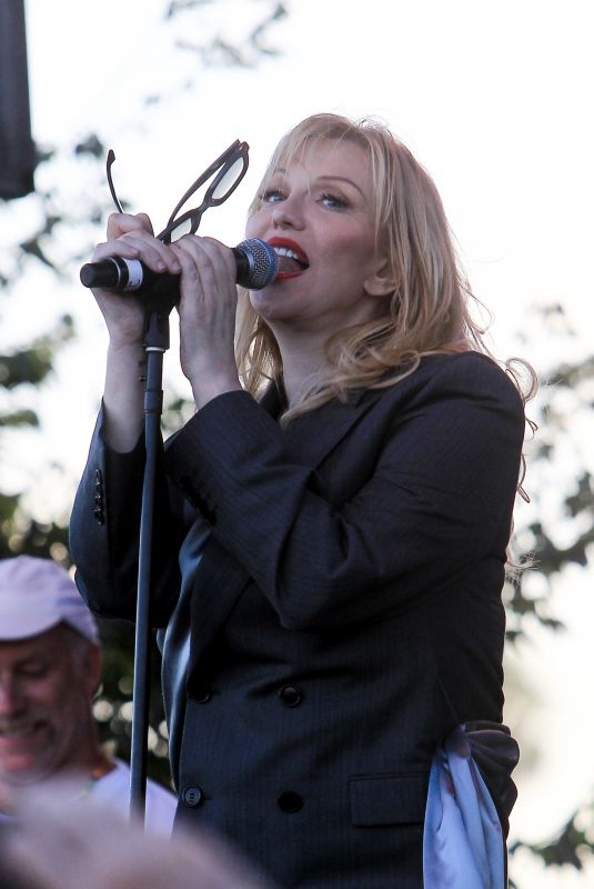 COURTNEY LOVE Performs at Yola Dia in Los Angeles 08/18/2019