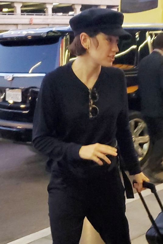 DAISY RIDLEY at LAX Airport in Los Angeles 08/26/2019