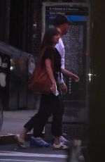 DAKOTA JOHNSON and Chris Martin at Double Zero Restaurant in New York 08/27/2019
