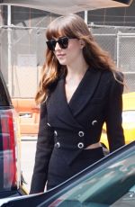 DAKOTA JOHNSON Arrives at a Radio Station in New York 08/07/2019
