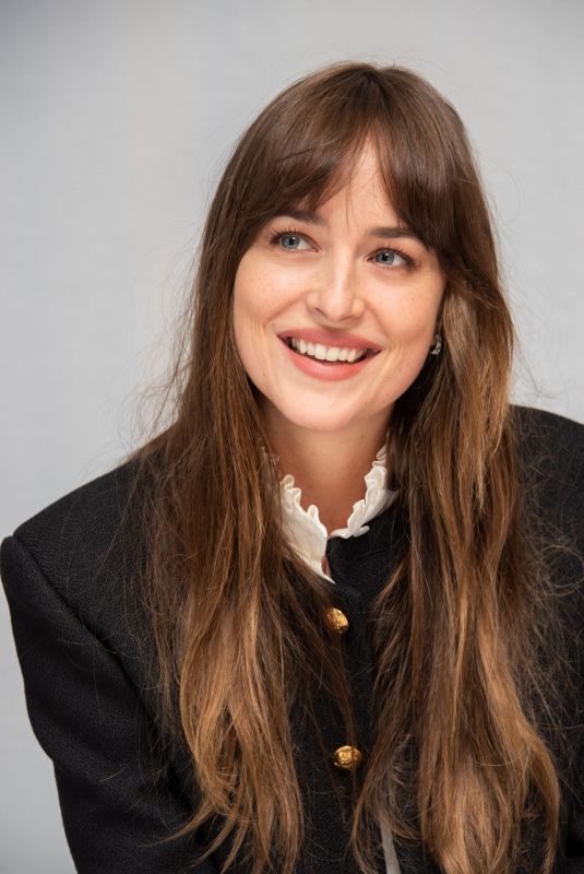 DAKOTA JOHNSON at The Peanut Butter Falcon Press Conference in Los Angeles 08/02/2019
