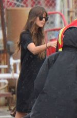 DAKOTA JOHNSON Boarding a Helicopter in New York 08/07/2019