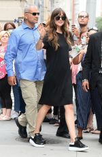 DAKOTA JOHNSON Leaves AOL Build in New York 08/07/2019