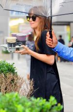 DAKOTA JOHNSON Out for Coffee in New York 08/07/2019