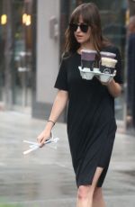 DAKOTA JOHNSON Out for Coffee in New York 08/07/2019