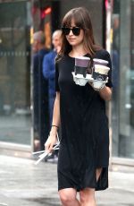 DAKOTA JOHNSON Out for Coffee in New York 08/07/2019