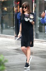 DAKOTA JOHNSON Out for Coffee in New York 08/07/2019